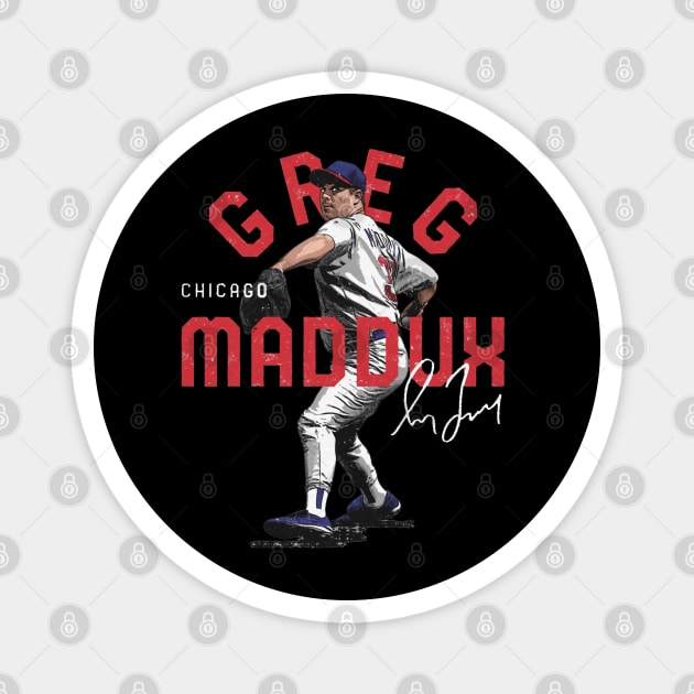 Greg Maddux Chicago Arc Magnet by Jesse Gorrell